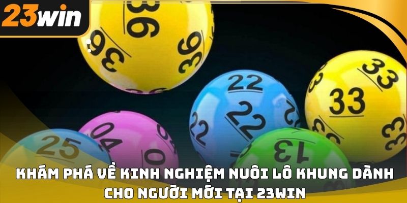 Kinh nghiệm nuôi lô khung 23win hiệu quả và dễ áp dụng